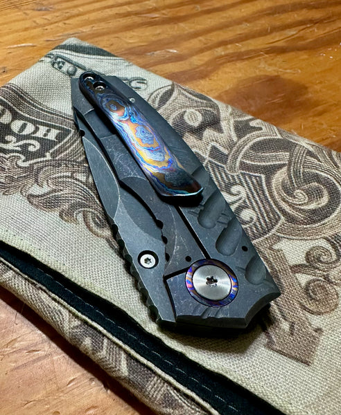 Mini Chupacabra w/ Black Timascus