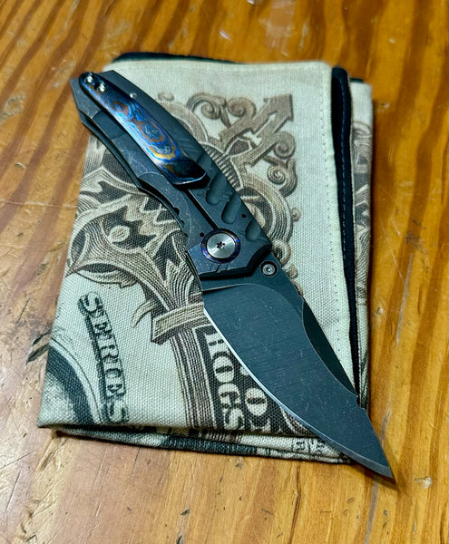Mini Chupacabra w/ Black Timascus