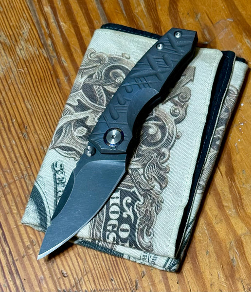 Mini Chupacabra w/ Black Timascus