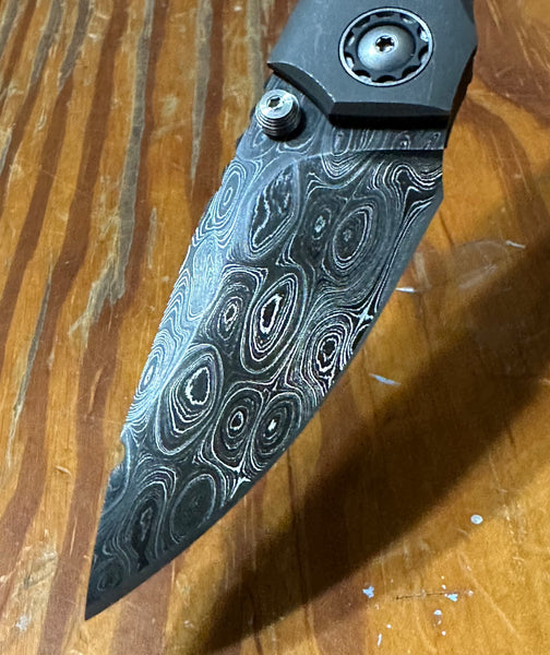 Mini Chupacabra w/ Leopard Tank Barrel Damascus